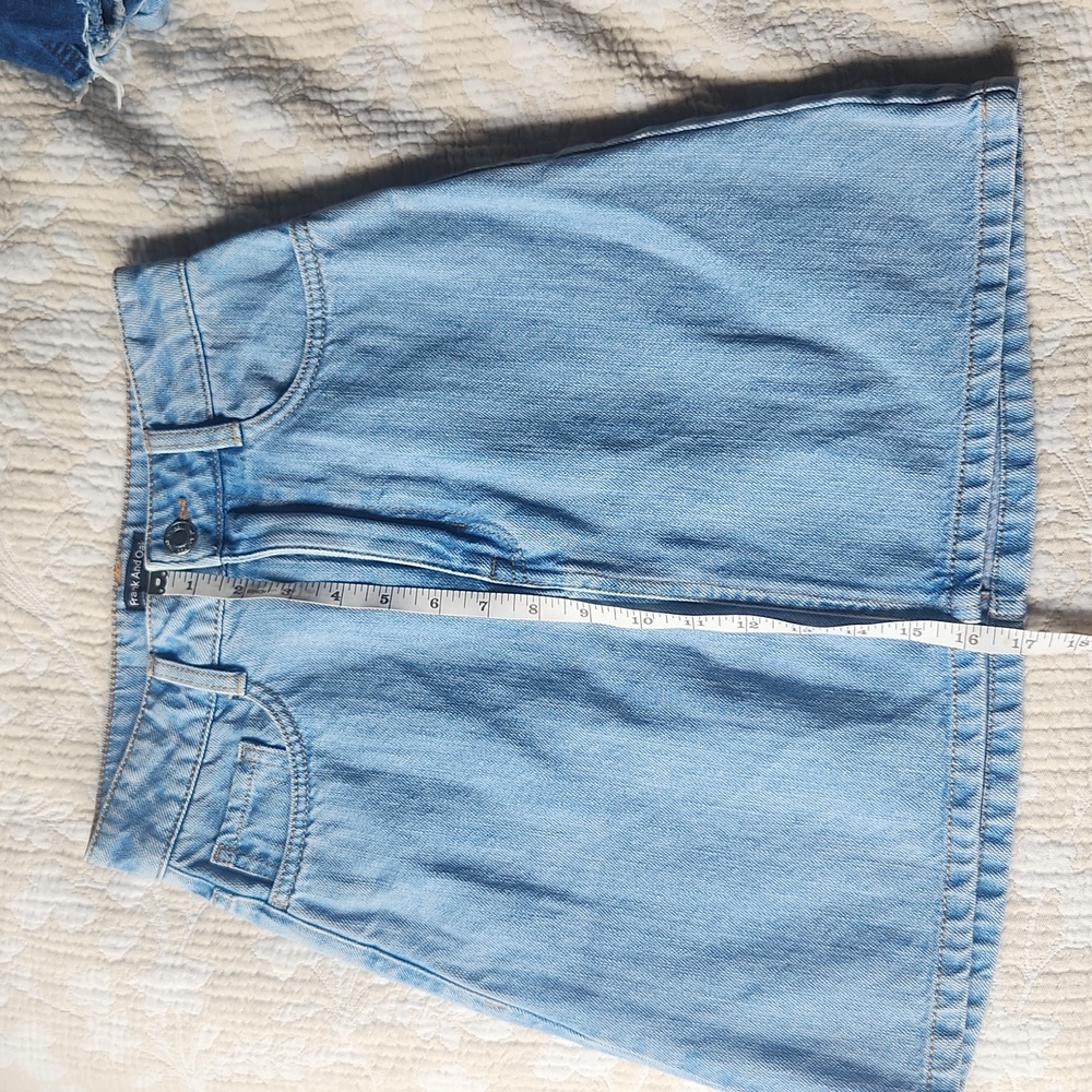 Frank and Oak denim skirt